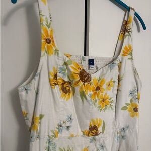 Old Navy Yellow Sunflower Dress